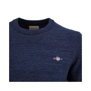 2-Tone Knit Crew Neck Jumper