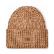 Chunky Rib-Knit Beanie Hat