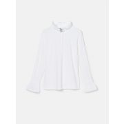 Kate Long Sleeve Frilled Neck Top