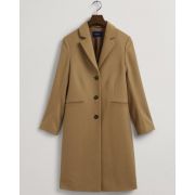 Wool Blend Tailored Coat