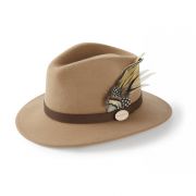 The Suffolk Fedora (Guinea & Pheasant Feather)