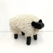 EweMoo Black Stain Sheep Footrest