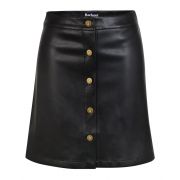 Napier Faux Leather Skirt