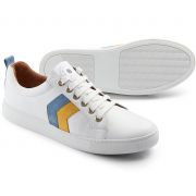 Womens Alexandra White Leather Trainer