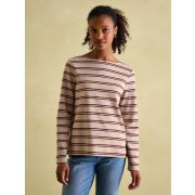 New Harbour Striped Boat Neck Breton Top