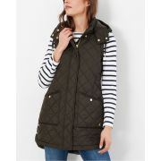 Chatham Longline Quilted Gilet With Detachable Hood