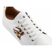 Womens Alexandra White Leather Trainer