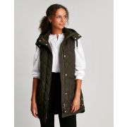 Chatham Longline Quilted Gilet With Detachable Hood