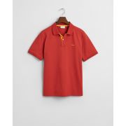 Regular Fit Contrast Pique Polo Shirt