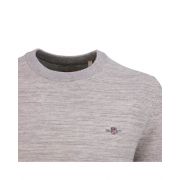 2-Tone Knit Crew Neck Jumper