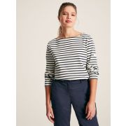 New Harbour Striped Boat Neck Breton Top