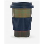 Reusable Tartan Travel Mug