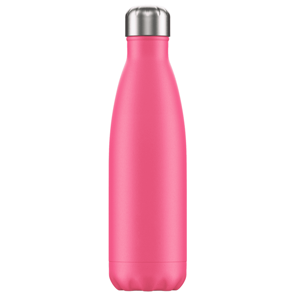 Chillys Bottles Neon 500ml Pink Bottle B500NEPNK