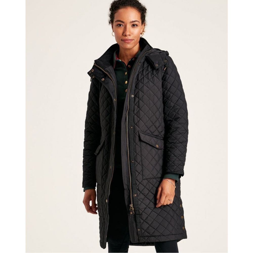 Joules Women's Quilted Coat, Heritage Green, 12 : : Clothing,  Shoes & Accessories