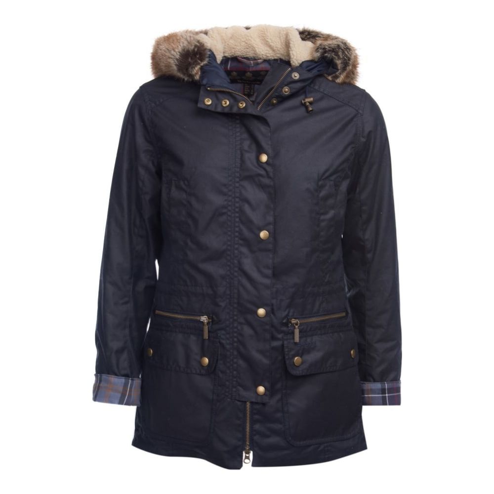 Barbour kelsall wax parka jacket on sale