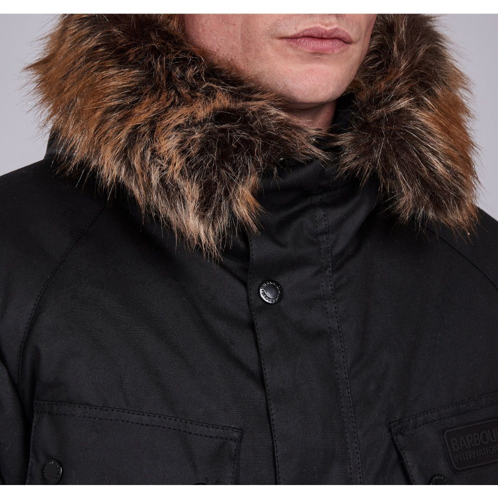 Barbour International Race Wax Parka Country Edit