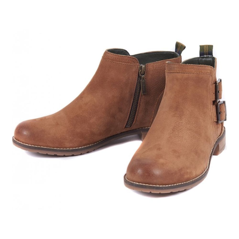 Barbour sarah low on sale buckle boots cognac