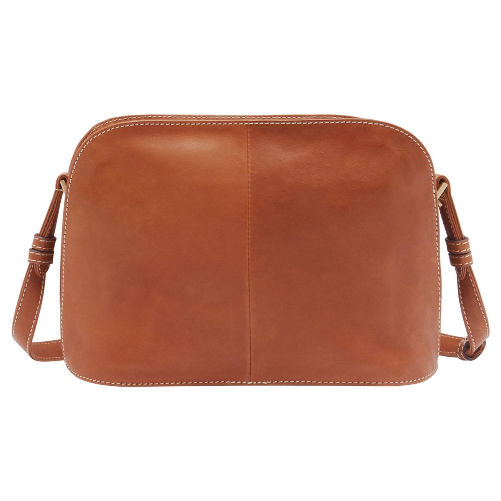 Joules Langton Dome Leather Cross Body Bag | Country Edit